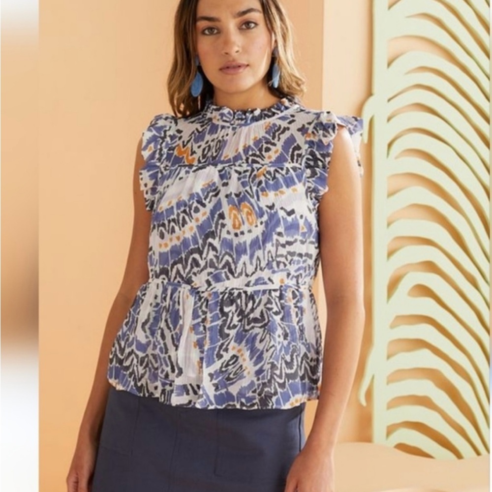 Marie Oliver Tia Silk Blend Blouse